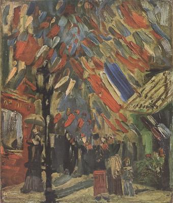 Vincent Van Gogh The Fourteenth of July Celebration in Paris (nn04) Spain oil painting art